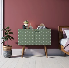 стильные Комод на высоких ножках "Berber" малый принт 12 арт BB13/Print_12