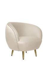 Мягкое кресло Small Benee Beige в интерьере