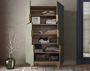 Большой комод с шестью дверками "Line" R20/browngrey в интернет-магазине