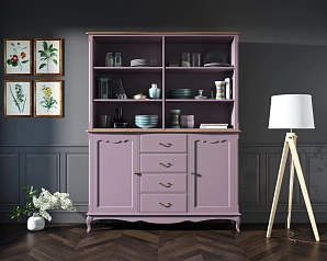 купить красивый Шкаф Leontina Lavanda с открытым верхом арт ST9351/2L в интернет-магазине