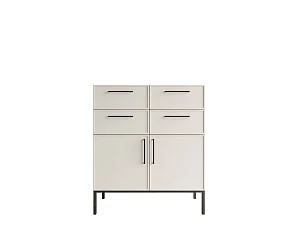 заказать Большой комод с четырьмя ящиками и дверками "Nicole" NLN17