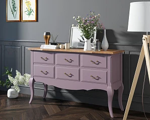 красивые Консоль "Leontina Lavanda" 6 ящиков арт ST9358L