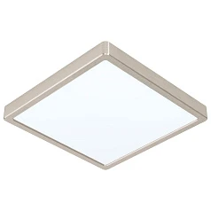 99254 Светодиодный накладной светильник FUEVA 5, 20.5W (LED), 285х285, H28, 2500lm, 4000K, сталь, никель на заказ в интернет-магазине