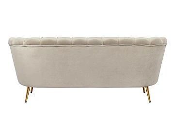 Диван ракушка для гостиниц Pearl Triple Taupe