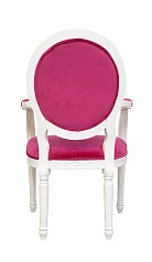 фото Мягкий стул с подлокотниками Diella Pink в интерьере