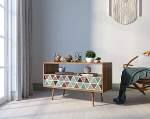 красивые Консоль "Berber" с двумя ящиками принт 26 арт BB22/Print_26 в интернет-магазине