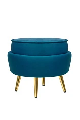 Пуф Pearl Adorn Marine в интерьере