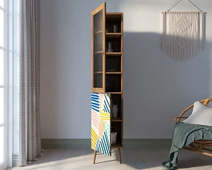 фото Буфет "Berber" узкий принт 42 арт BB39/Print_42 в интерьере