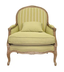 купить стильные Мягкое полукресло с подлокотниками Aldo Green в интернет-магазине