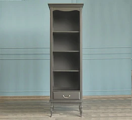 купить красивый Стеллаж "Leontina Black" узкий арт GS27BLK в интернет-магазине