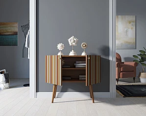 купить Комод на высоких ножках "Berber" малый принт 20 арт BB13/Print_20