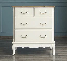 купить стильные Бежевый комод Leontina (4 ящика) арт ST9335 в интернет-магазине