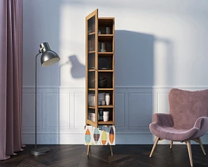 заказать Буфет "Berber" одностворчатый с ящиком принт 48 арт BB48/Print_48 в интернет-магазине