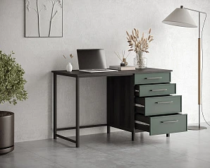 красивые Стол рабочий "Nicole" c одной тумбой NR23G на заказ