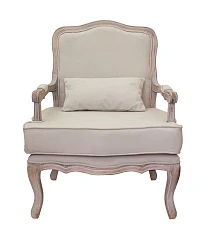 Мягкое полукресло с подлокотниками Nitro Beige V2 в интерьере