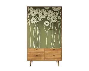 Шкаф трехстворчатый "Berber" принт 53 арт BB02/Print_53 в интернет-магазине