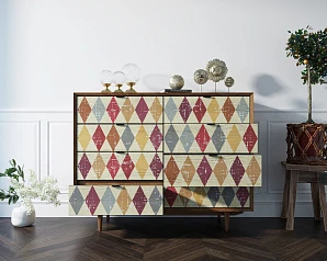 заказать Комод "Bruni print" на восемь ящиков арт BR06P