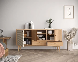 Комод Bubble Solid с тремя дверками и двумя ящиками арт BBL03S на заказ в интернет-магазине