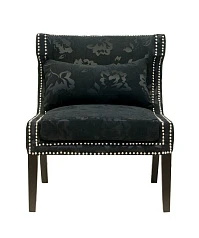 купить красивое Мягкое полукресло с подлокотниками Suza Black в интернет-магазине