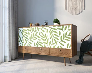 Комод "Berber" три дверки и три ящика 28 принт арт BB24/Print_28