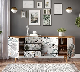 Комод "Berber" удлиненный принт 50 арт BB11/Print_50 на заказ в интернет-магазине