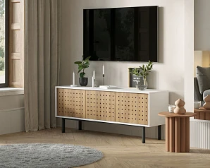 купить стильные Комод под TV с тремя дверками KOTO арт KT07