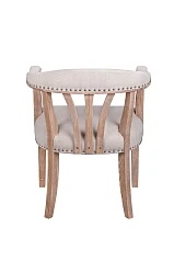 Мягкий стул с подлокотниками Tanner Beige в интерьере