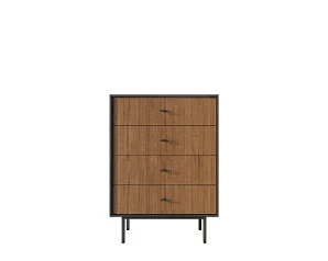 фото Комод вертикальный с четырьмя ящиками "Emerson" арт EM18