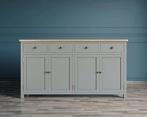 купить Комод "Jules Verne" 4 ящика 4 дверки серый арт JV37ETGG