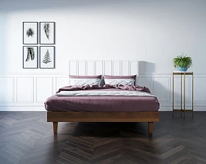 Кровать "Andersen" 160х200 см арт AN160WH в интерьере