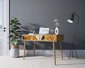 Стол рабочий "Berber" малый принт 08 арт BB32/Print_08 на заказ