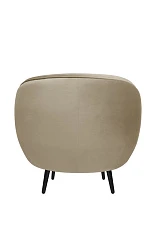 купить Мягкое кресло Small Benee Taupe на черных ножках