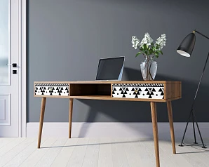 купить красивый Стол рабочий "Berber" принт 19 арт BB18/Print_19 в интернет-магазине