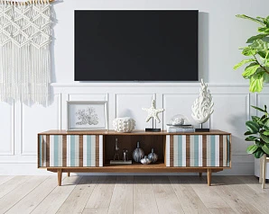 фото Консоль в Скандинавском стиле под TV "Bruni print 1" арт BR-22/print_1