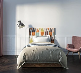 красивые Кровать "Berber" 120х200 см принт 48 арт BB42/Print_48 в интернет-магазине