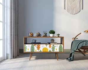 красивые Консоль "Berber" с двумя ящиками принт 30 арт BB22/Print_30 на заказ