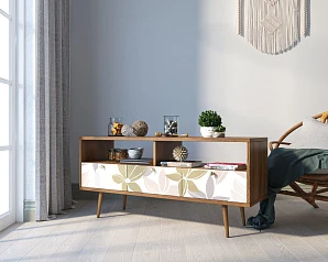 купить стильные Консоль "Berber" с тремя ящиками принт 27 арт BB23/Print_27