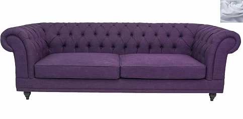 красивый Диван мягкий арт-деко Neylan Purple серый в интернет-магазине
