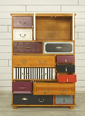 Комод «Gouache Birch» вертикальный арт M10535ETG/1