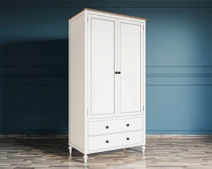 купить стильный Шкаф двухстворчатый "Odri" с ящиками арт od2127KR в интернет-магазине