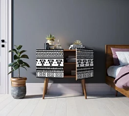 Комод на высоких ножках "Berber" малый принт 19 арт BB13/Print_19 в интернет-магазине