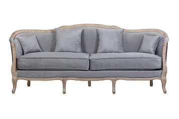 заказать Прямой диван для гостиниц Darcy 3 серый