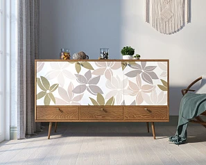 заказать Комод "Berber" три дверки и три ящика 27 принт арт BB24/Print_27 в интернет-магазине