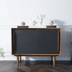 фото Комод "Bruni Black" две дверки арт BR25Black