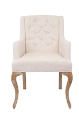 Мягкий стул с подлокотниками Deron White в интерьере