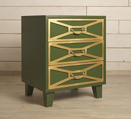 фото Прикроватная тумба "Emerald" арт DSC10523ETG Зеленый