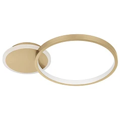 900423 Потолочный светильник GAFARES, LED 15W, 2100lm, L405, B290, H55, алюминий, сталь, золотой, белый/пластик, белый в интернет-магазине