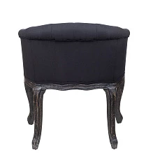 Низкое кресло ретро Kandy Black Old