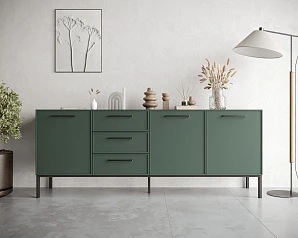 заказать Комод с тремя дверками и тремя ящиками "Nicole" арт NEM07G