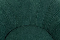 купить стильные Низкое кресло ракушка Pearl зеленый Boucle